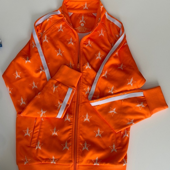 Jeffery Star Orange Track Jacket - Picture 1 of 4